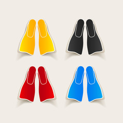 realistic design element: flipper