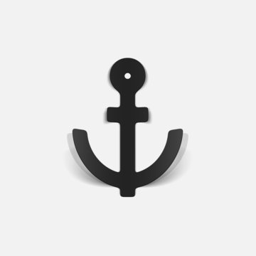 realistic design element: anchor
