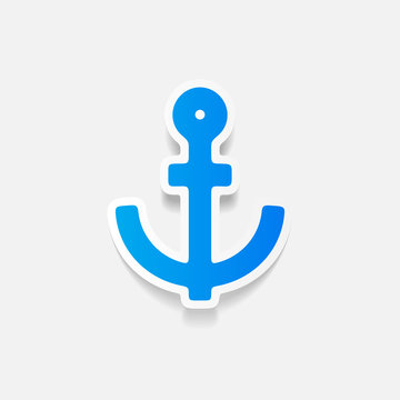 realistic design element: anchor