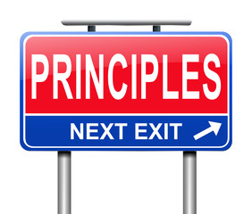 Principles concept.