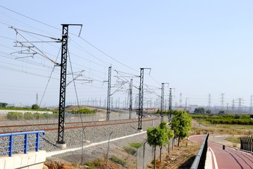 Vía de tren