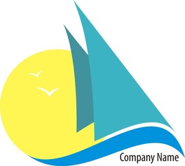 Vector logo sailing © profesja_bielsko © profesja_bielsko