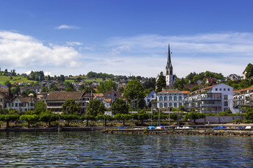 Fototapeta na wymiar Zurich lake, Switzerland