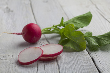 Bunch of fresh radish