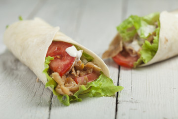 Kebab wrap