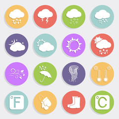 Weather vector icons