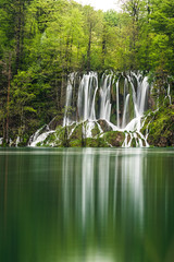 View in the Plitvice Lakes