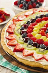 Homemade Natural Fruit Pizza