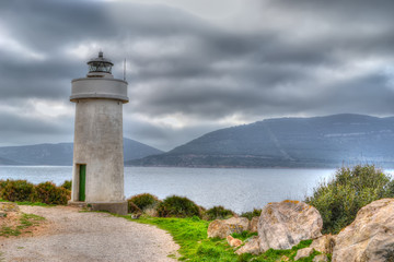 Fototapeta na wymiar lighthouse in Porto Conte