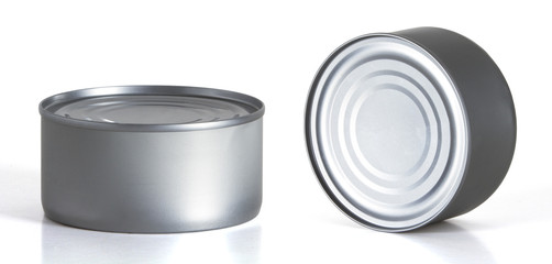 Tincan Conserve, Canned Food, Metal Tin Can  over white backgrou