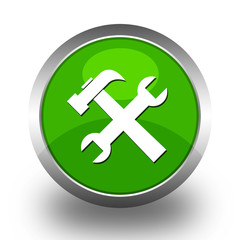 Fototapeta premium BOUTONS RONDS COLLECTION VERTE