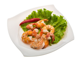 Unshelled king prawn