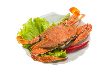 Boiled crab