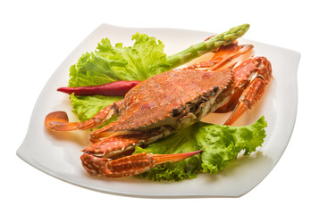 Boiled crab