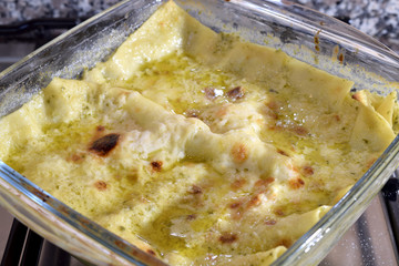 lasagna al pesto