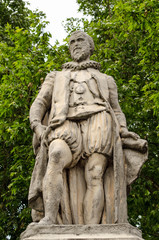 Fototapeta na wymiar Sir Hugh Myddleton Statue, Islington