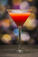 Red cocktail