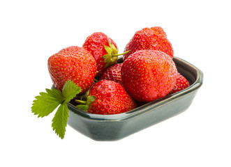 Strawberry in the bowl
