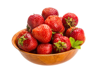 Strawberry in the bowl