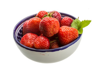Strawberry in the bowl