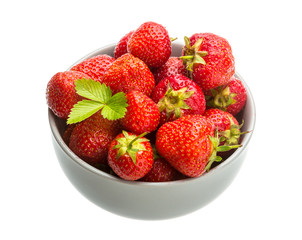 Strawberry in the bowl