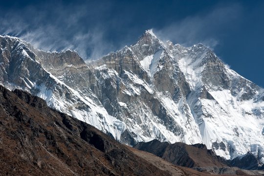 View of Lhotse from Pheriche