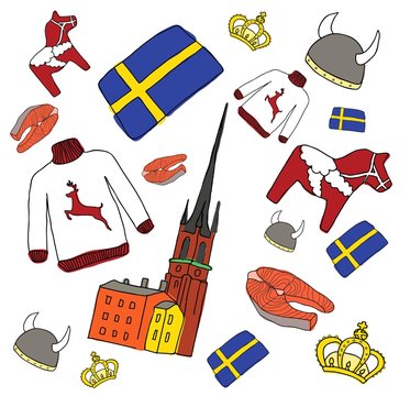 Vector symbols of Sweden