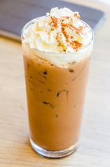 Iced coffee mocha