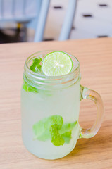 Mint lime soda
