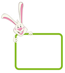 Label frame rabbit