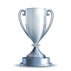 Silver trophy cup