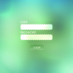 Obraz premium Login color abstract vector backgrounds