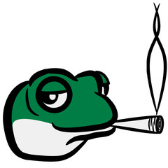 Frosch Joint kiffen
