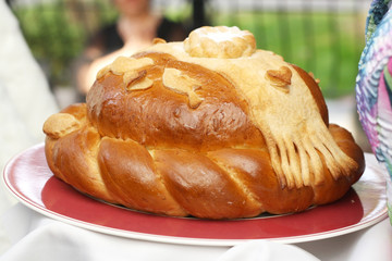 Wedding round loaf
