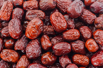 Dried Red chinese jujube.