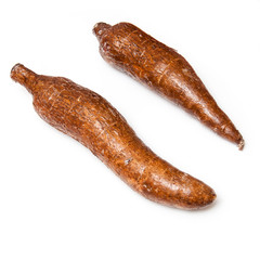 Cassava or Manioc roots (Manihot esculenta)