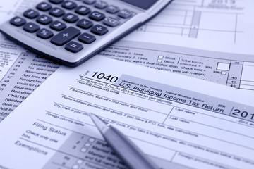 US Tax Return Form IRS 1040