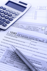 US Tax Return Form IRS 1040