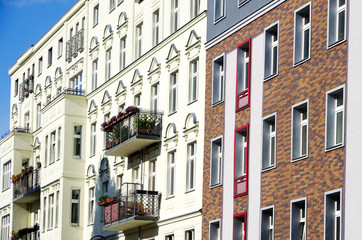 Fototapeta na wymiar Berlin Apartment houses
