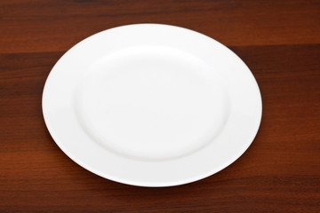 Plate on the table