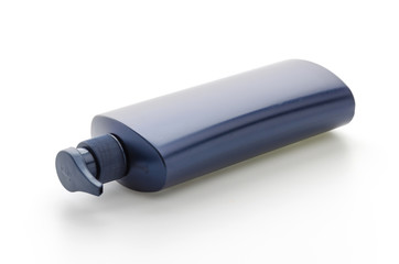 Cosmetic bottle isolated on white