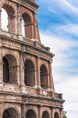 Fototapeta premium detail of the coliseum