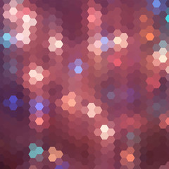 Abstract background of hexagons.