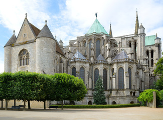 Fototapeta na wymiar Cathedral of Chartres France