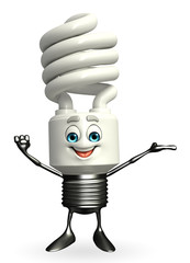 CFL Character is  presenting