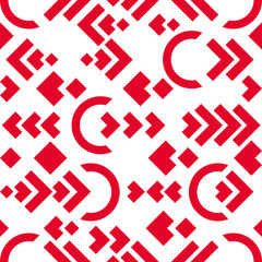 vector abstract seamless pattern, geometric design