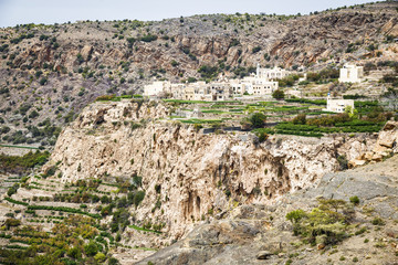 Fototapeta na wymiar Oman Saiq Plateau