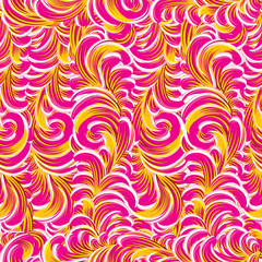 Waves. seamless vector background.