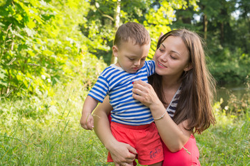 Mother beg displeased son to continue game  relationship and com