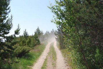 Fototapeta premium Offroad driving in the mountain